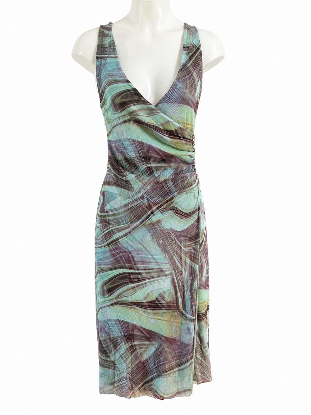 Sweet Pea Elegant Multicolor Sleeveless Dress
